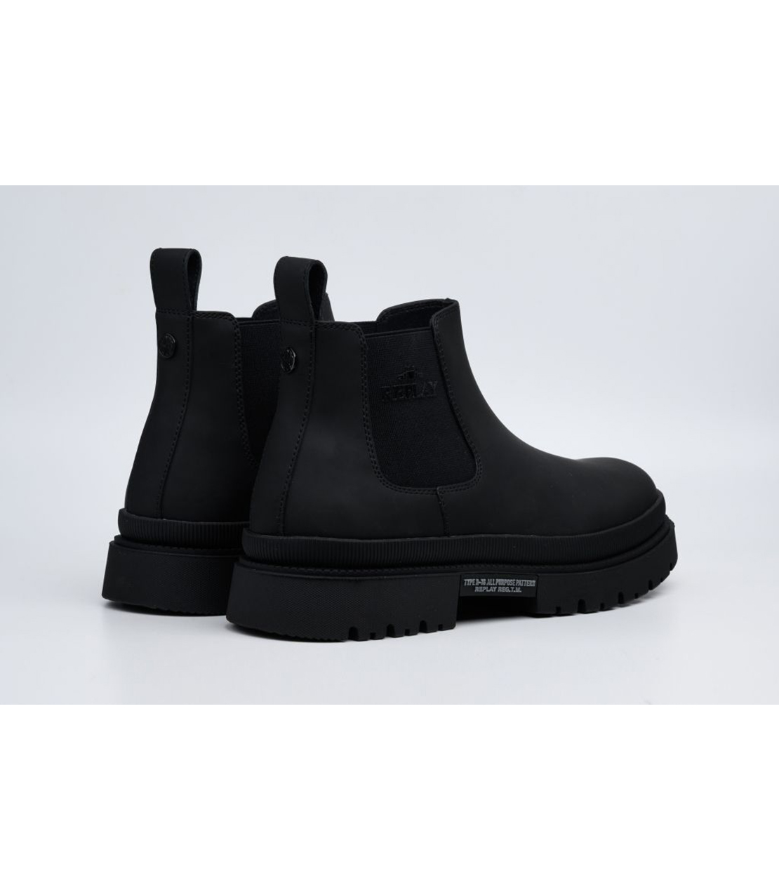 サイドゴア アンクルブーツTYPE R-10 詳細画像 ブラック 2